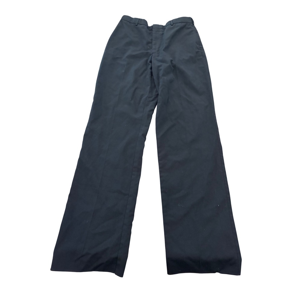 US Navy Men's NSU Service Uniform Black Dress Pants Trousers 34R Athletic